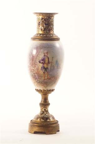 Lot 164. Small Hand Painted Urn