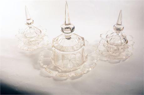 Lot 114. Group of Crystal Tableware Pieces