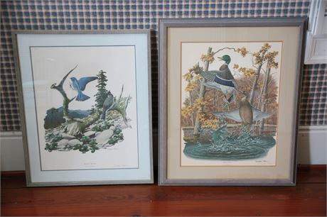 Lot 251.  Set of 3 Richard Sloan (1935-2007) Signed Wildlife Prints