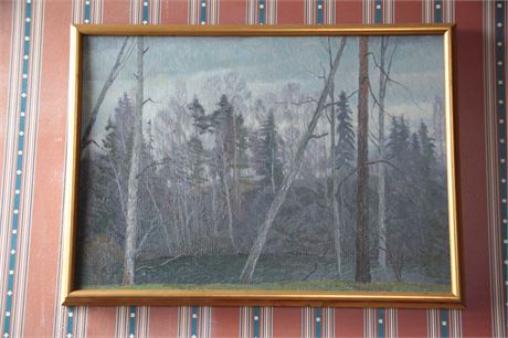 Lot 239. Oil on Canvas Landscape