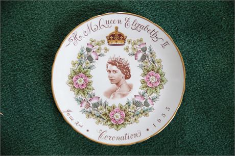 Lot 202. Queen Elizabeth Coronation Plate