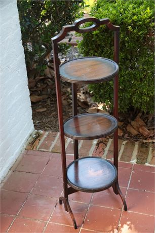 Lot 108. Three Tiered Serving Stand