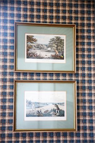 Lot 250. Pair of Hunting Scene Lithographs