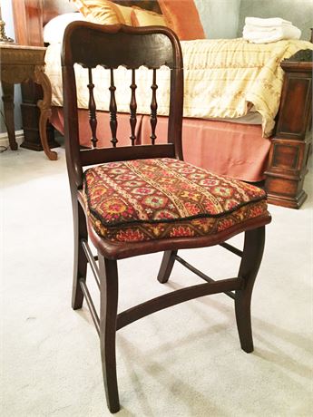 Lot 313. Small Upholstered Side Chair