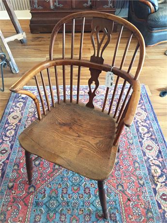 Lot 381.  Amos Grantham Signed Windsor Chair