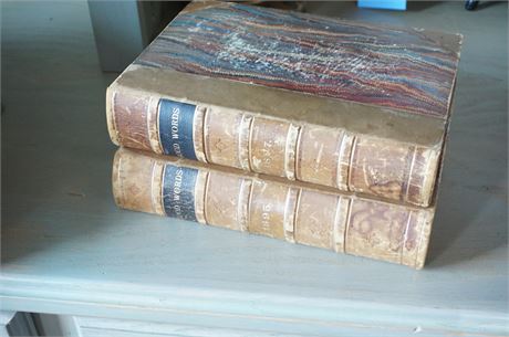 Lot 45. Pair of 1890's Leatherbound Books