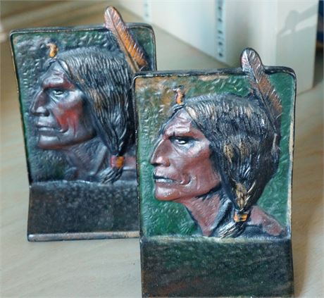 Lot 126. Native American Bookends