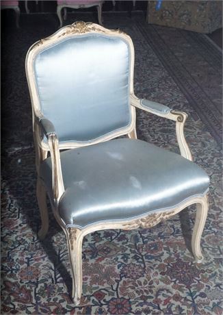 Lot 207. French Styled painted wood chair