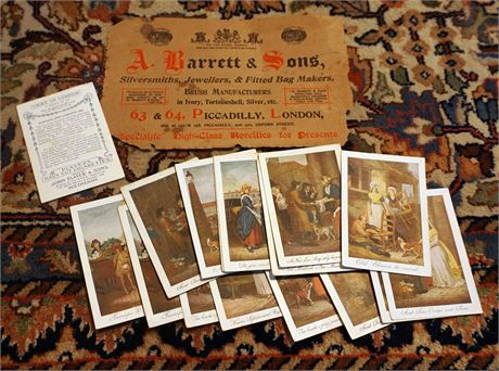 Lot 472.  Antique Advertising Collectibles : Cigarette Cards  & Product Flyer