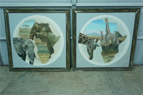 Lot 463. Two Donald L. Rust Oil on Canvas Paintings