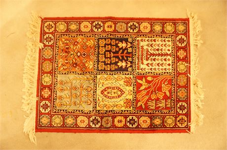 Lot 320. Small Rug with Geometric Pattern