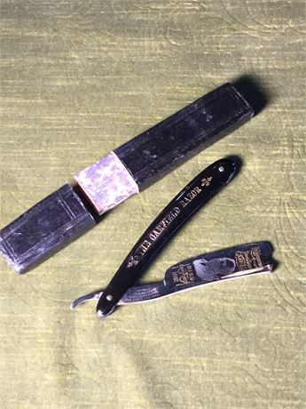 Lot 51. 1881 Wade & Butcher President Garfield Straight Razor