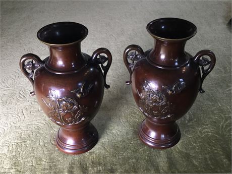 Lot 39. Pair of Copper vases