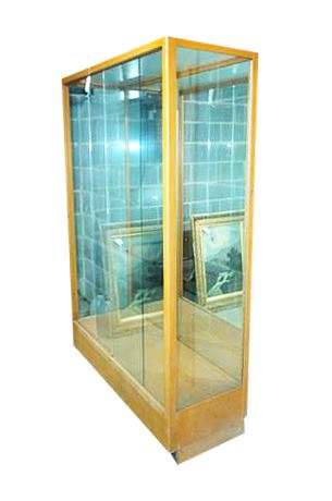 Lot 410. Display Case with Sliding Door