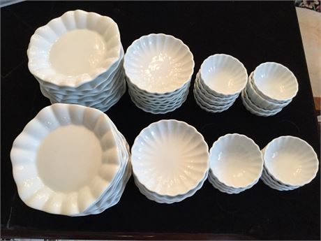 Lot 459. Group of Dessert Plates 50 pieces