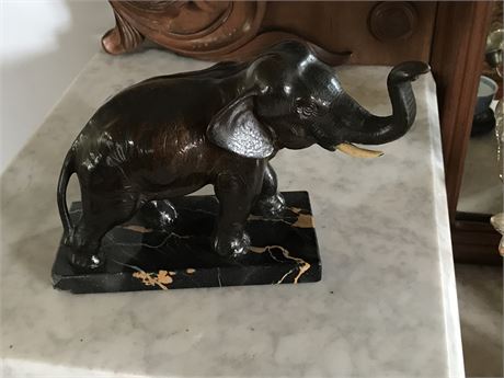 Lot 224. Bronze Elephant Statue