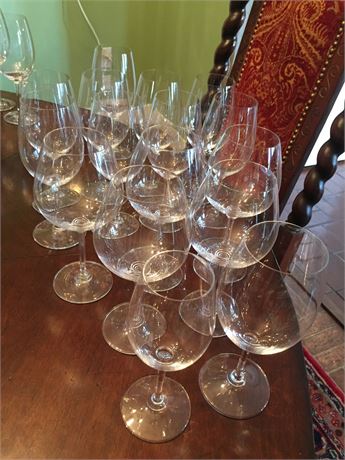 Lot 347. Group of Riedel Wine Glasses