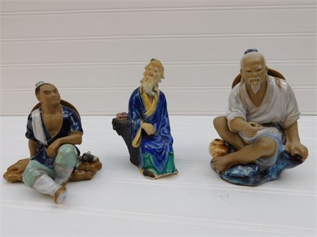 Three Chinese Porcelain Figures