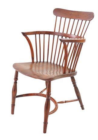 Antique Elm Windsor Chair