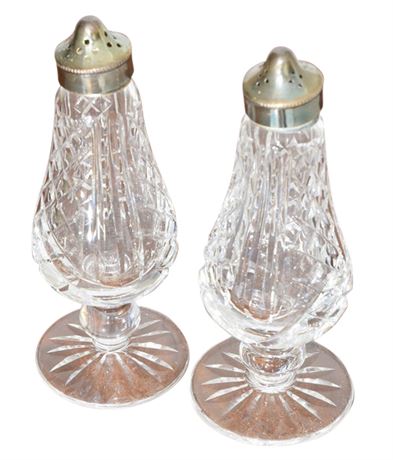 Pair Waterford Crystal Salt Shakers