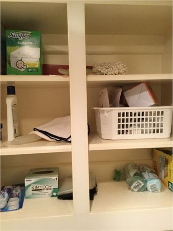 Contents of Cabinets In Laundry Room