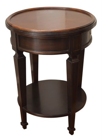 BAKER Mahogany Circular Occasional Table