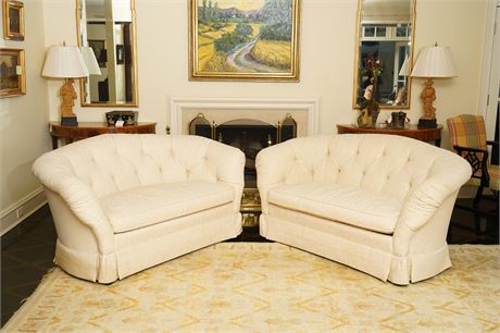 Pair BAKER Furniture Co. Settees