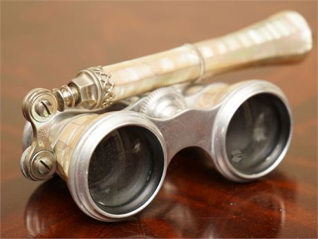 A.S. Aloe & Co St Louis Mother-Of-Pearl Opera Glasses