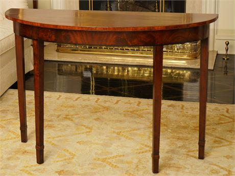 George III Style Demilune Table