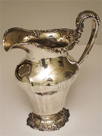 GORHAM Rococo Revival Sterling Silver Pitcher