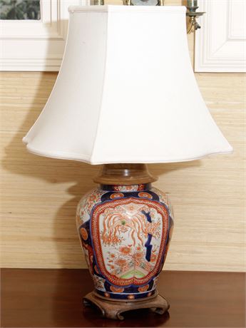 19th Imari Lamp