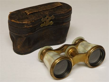 Audemair Paris Mother-Of-Pearl Opera Glasses