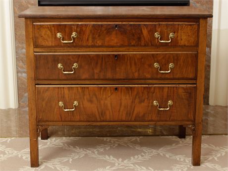 George III Style Mahogany Chest