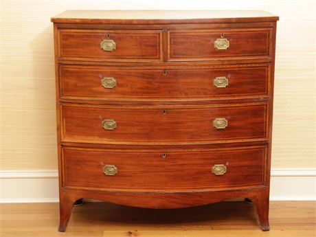 Regency Bow Front Chest