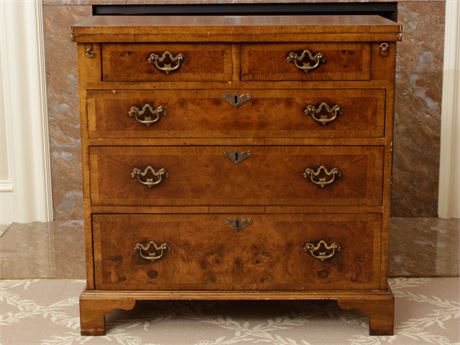 George II Style Walnut Bachelor's Chest