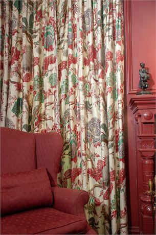 Two Pairs of Designer Curtains