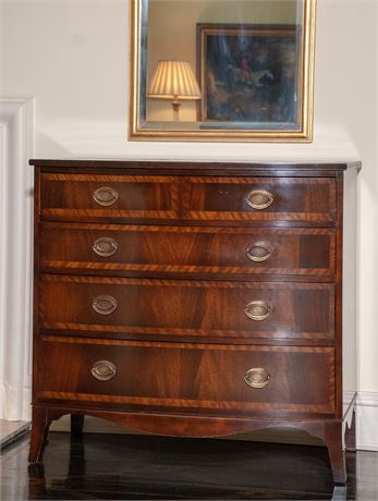 Regency Style Bowfront Chest