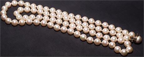 Single-Strand Costume Pearl Necklace