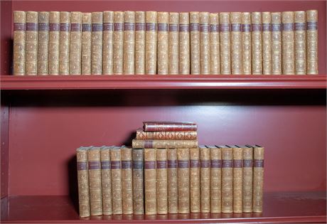 Set of Leather Bound Books