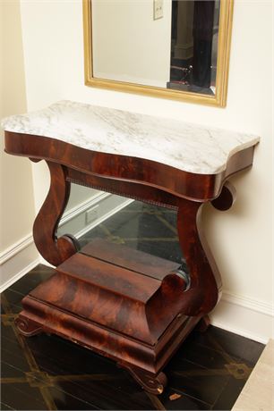 American Classical Marble Top Table