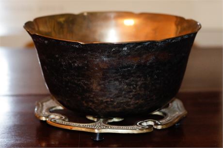 Hammered Brass Bowl