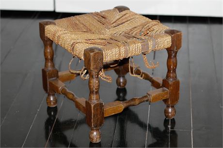 Miniature William and Mary Style Bench