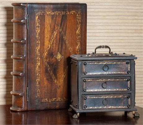 Miscellaneous Lot of two Decorative Boxes