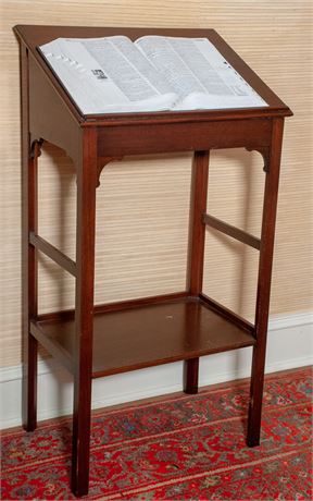 Mahogany Reading Stand