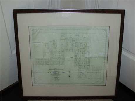 Photographic Map of L.P. Grant Estate Atlanta