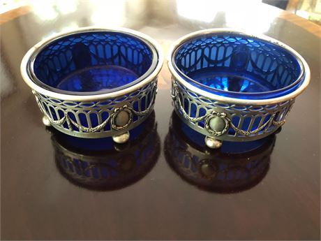 Pair GORHAM Sterling Salt Cellars