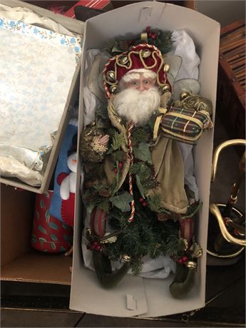 Assorted Vintage Christmas Decorations