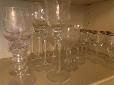 Miscellaneous Lot of Glassware