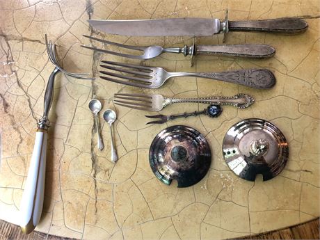 Miscellaneous Lot Of Silver Objects