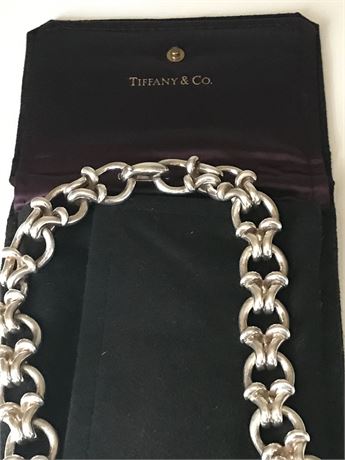 Tiffany and Company – Sterling Silver Lock Link Necklace